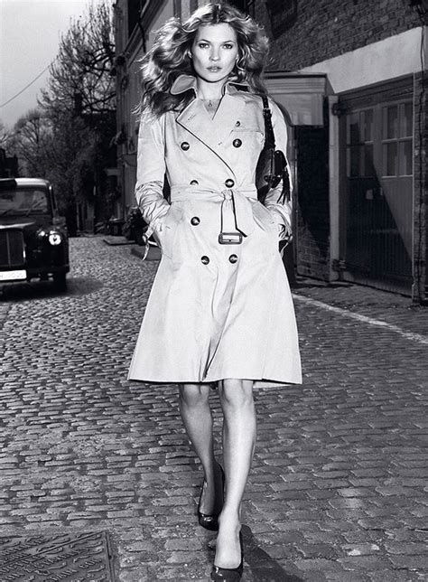 kate moss burberry trench coat